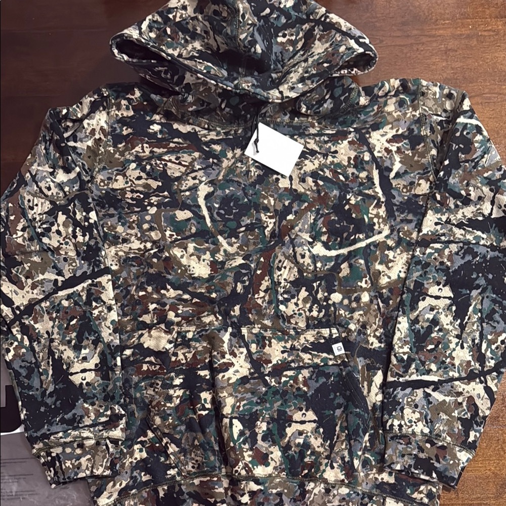 (C)ASHMERE and JSP Camouflage Hooded Sweatshirt